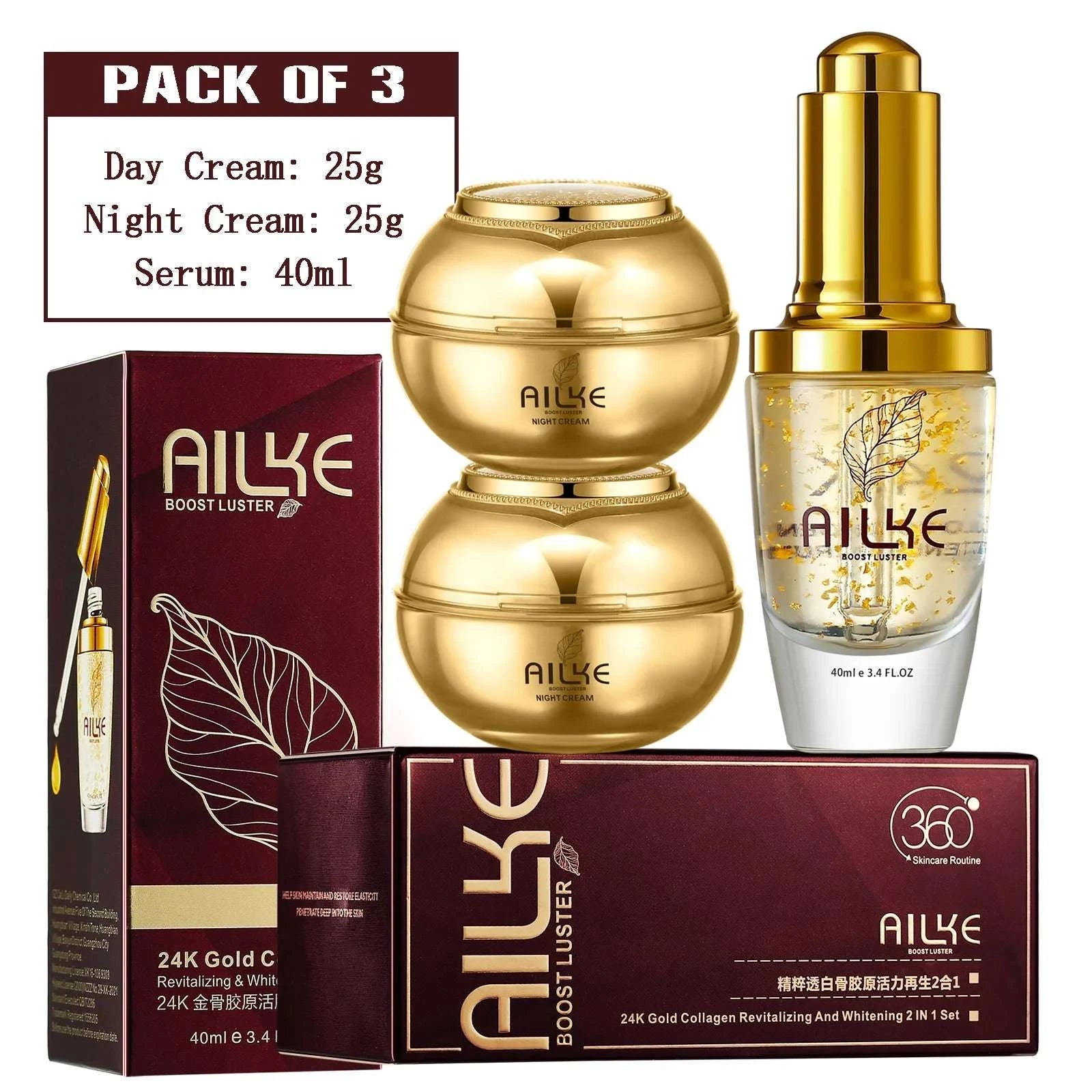 Kit Soin Visage AILKE - Éclat & Hydratation
