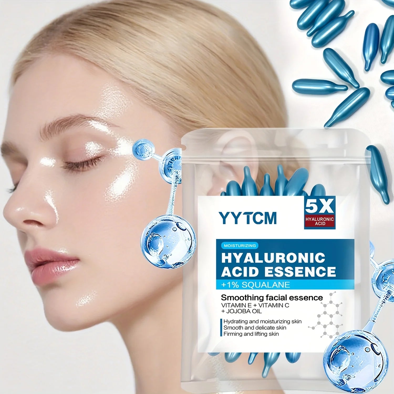 Capsules Essence Hydratation Profonde à l'Acide Hyaluronique (30 capsules)