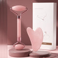 Kit Massage Visage : Rouleau & Gua Sha