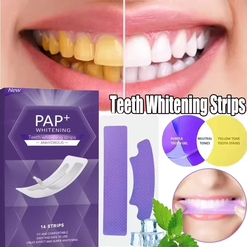 Bandes Blanchiment Dentaire Technologie Violette