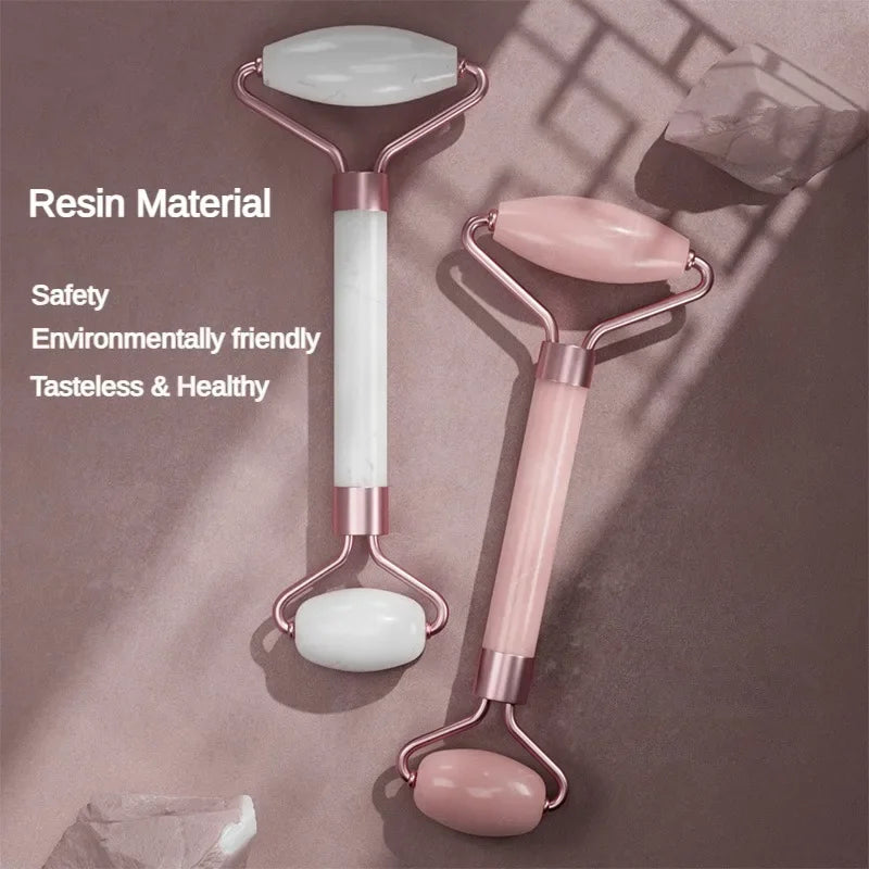 Kit Massage Visage : Rouleau & Gua Sha