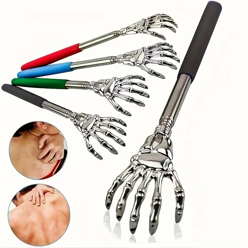 Bâton Anti-Démangeaisons Télescopique en Acier Inoxydable