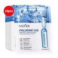 Masques Faciaux SADOER 24K Or & Vitamine C – Hydratants & Raffermissants (10 pcs)