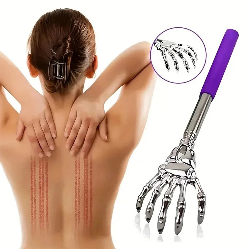 Bâton Anti-Démangeaisons Télescopique en Acier Inoxydable