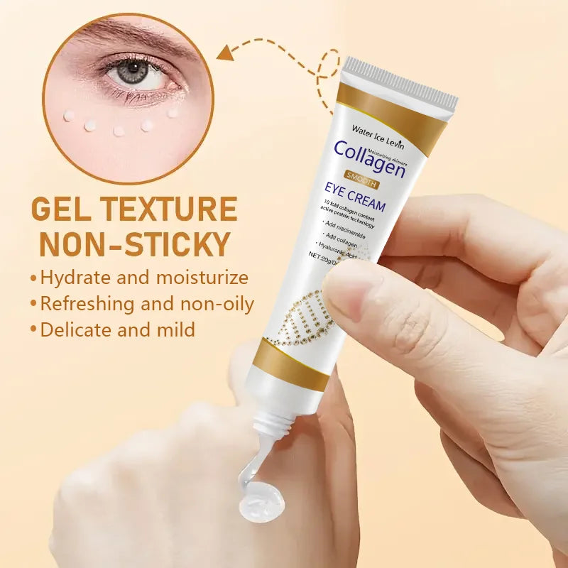Crème Contour des Yeux au Collagène – Anti-Cernes & Anti-Poches