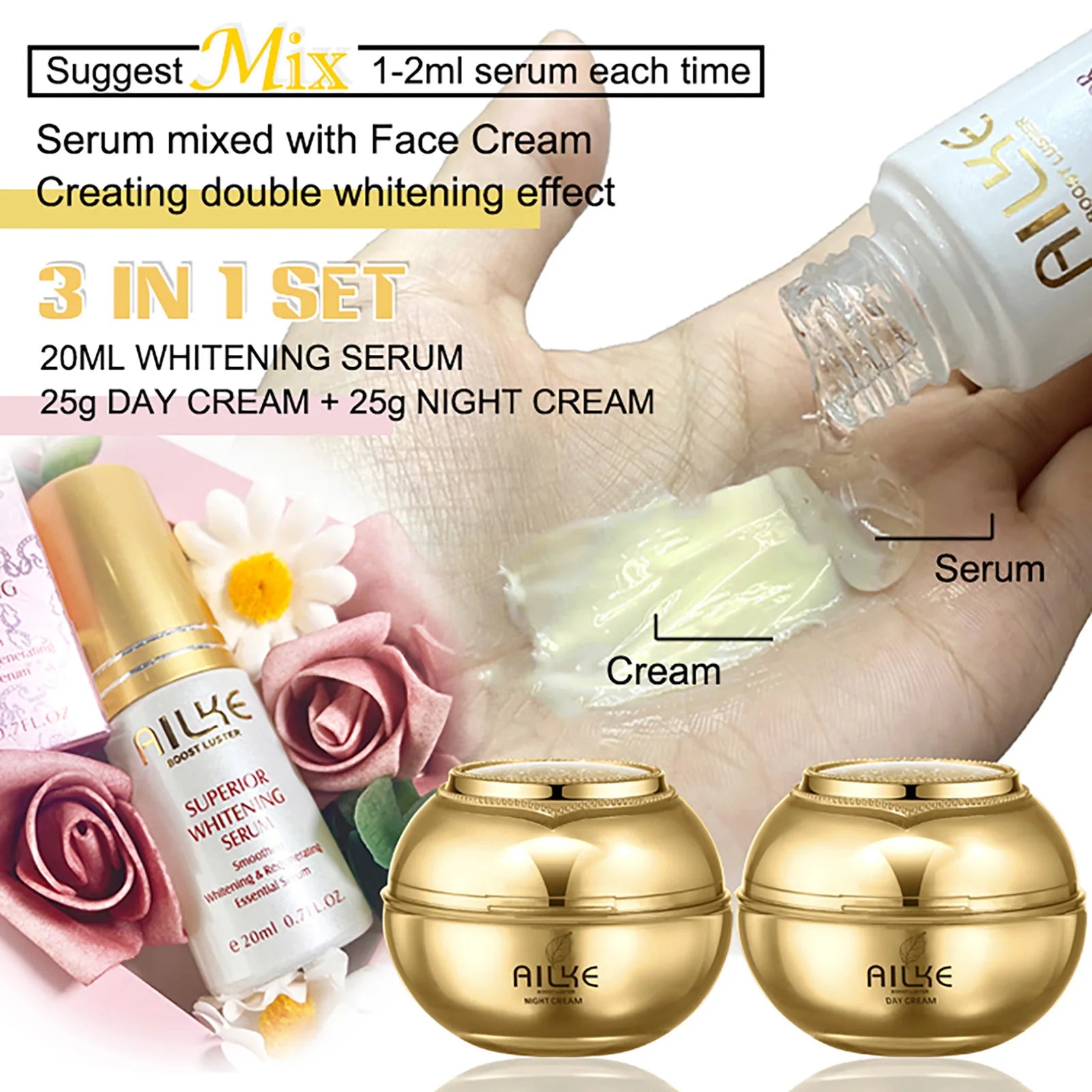 Kit Soin Visage AILKE - Éclat & Hydratation