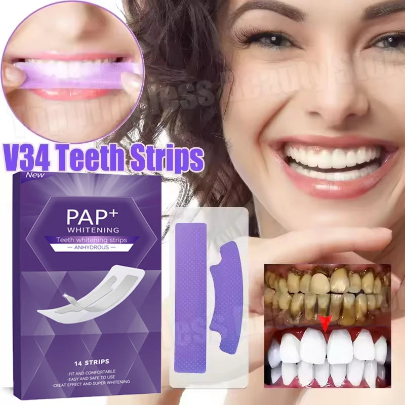 Bandes Blanchiment Dentaire Technologie Violette