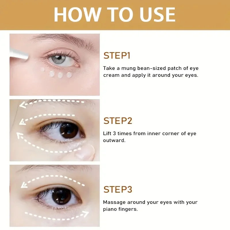 Crème Contour des Yeux au Collagène – Anti-Cernes & Anti-Poches